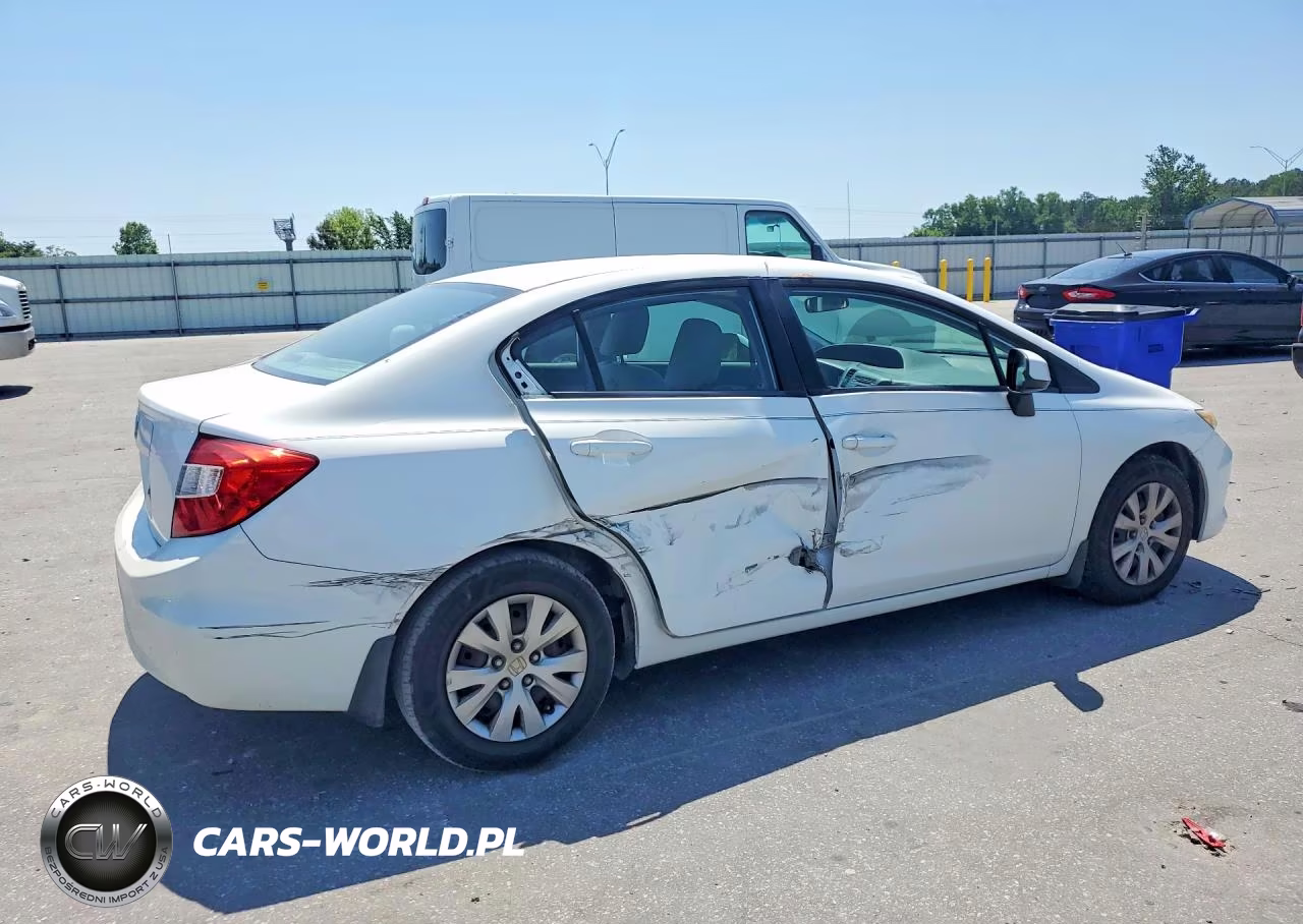 2012 Honda Civic Lx VIN:19XFB2F55CE058104 - 3