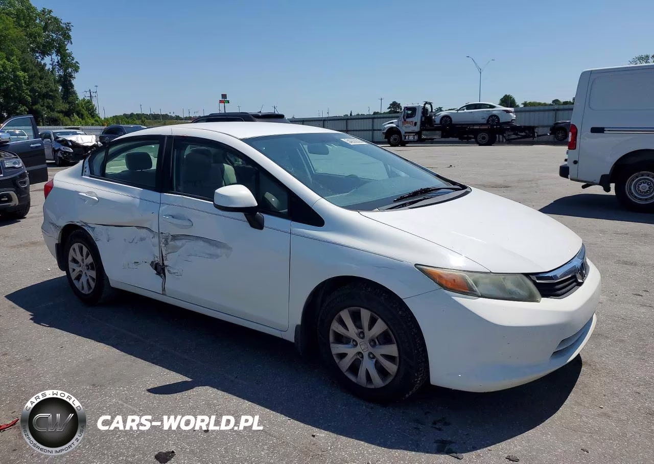 2012 Honda Civic Lx VIN:19XFB2F55CE058104 - 4