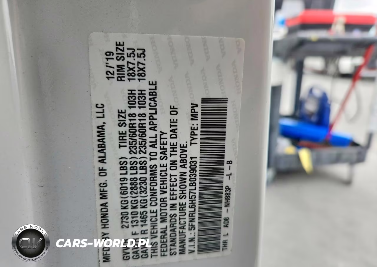 2020 Honda Odyssey Ex VIN:5FNRL6H57LB039031 - 14