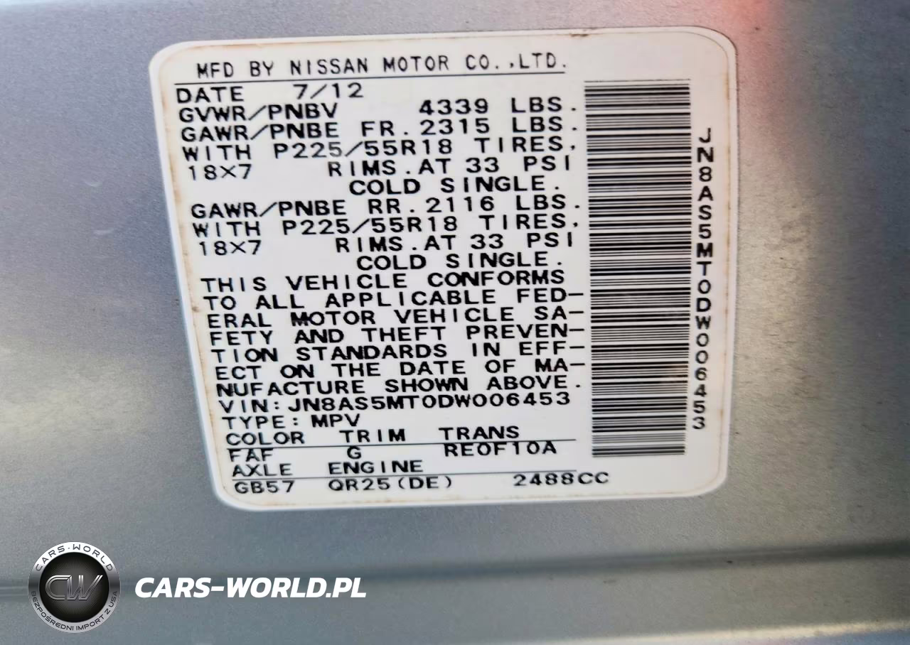 2013 Nissan Rogue S VIN:JN8AS5MT0DW006453 - 12
