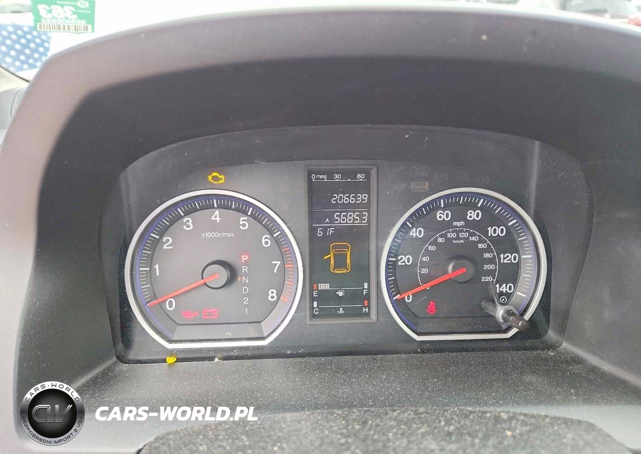 2008 Honda Cr-V Exl VIN:5J6RE48728L014522 - 9