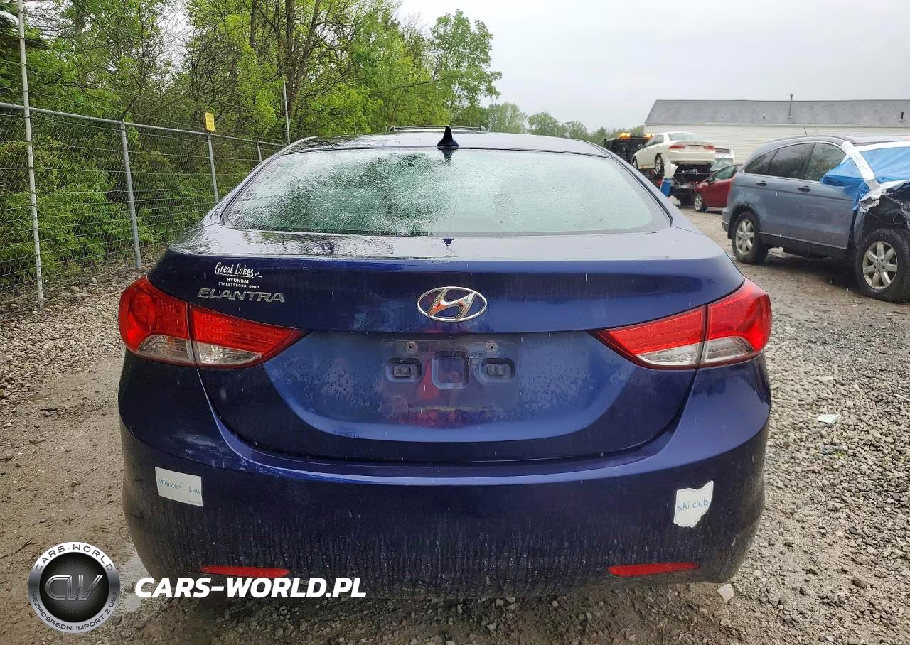 2013 Hyundai Elantra Gls VIN:5NPDH4AE3DH424521 - 6