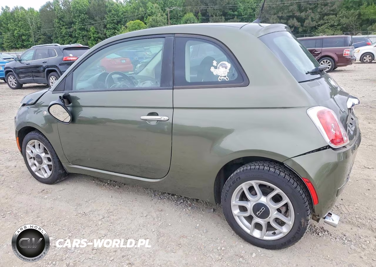 2012 Fiat 500 Pop VIN:3C3CFFAR5CT348092 - 2
