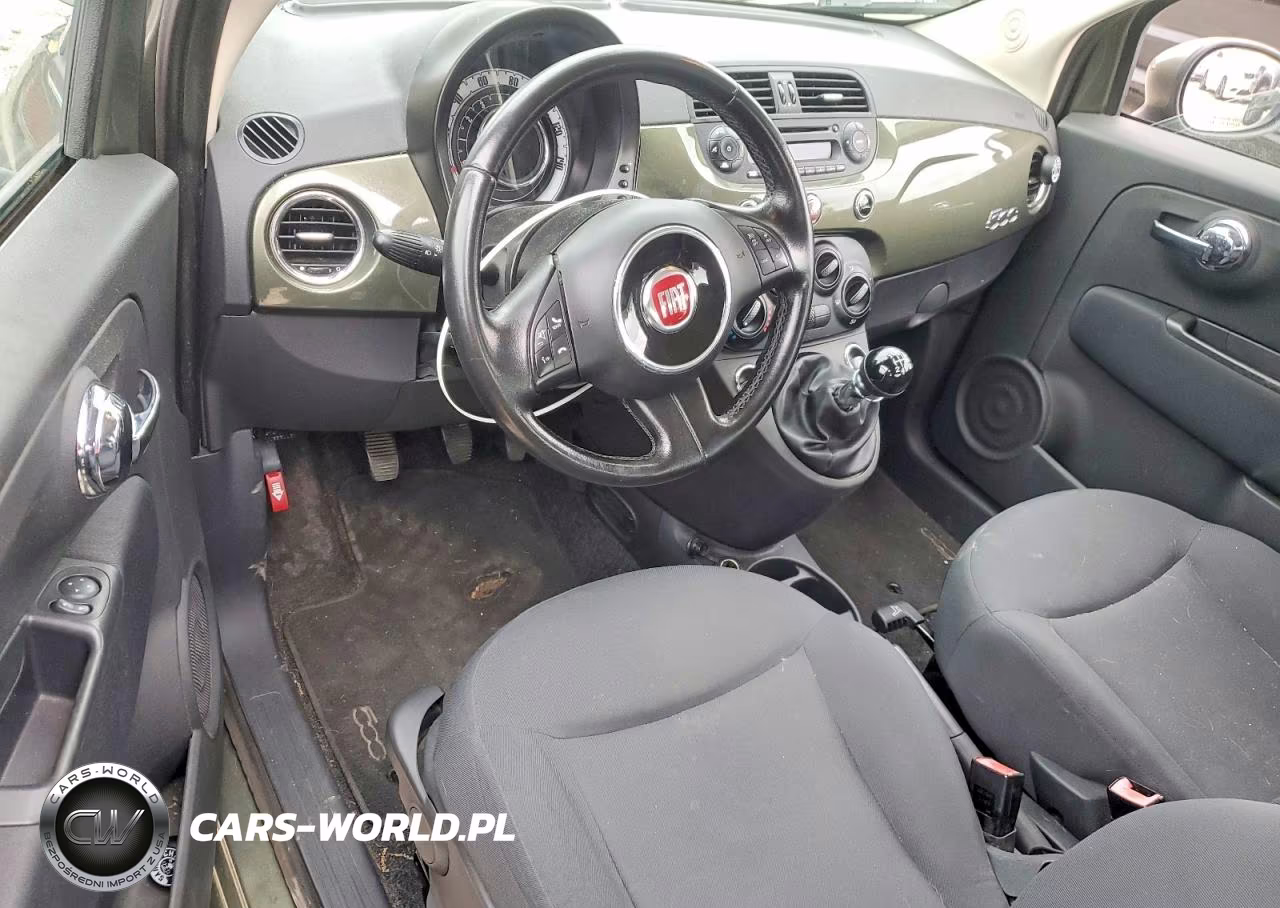 2012 Fiat 500 Pop VIN:3C3CFFAR5CT348092 - 8