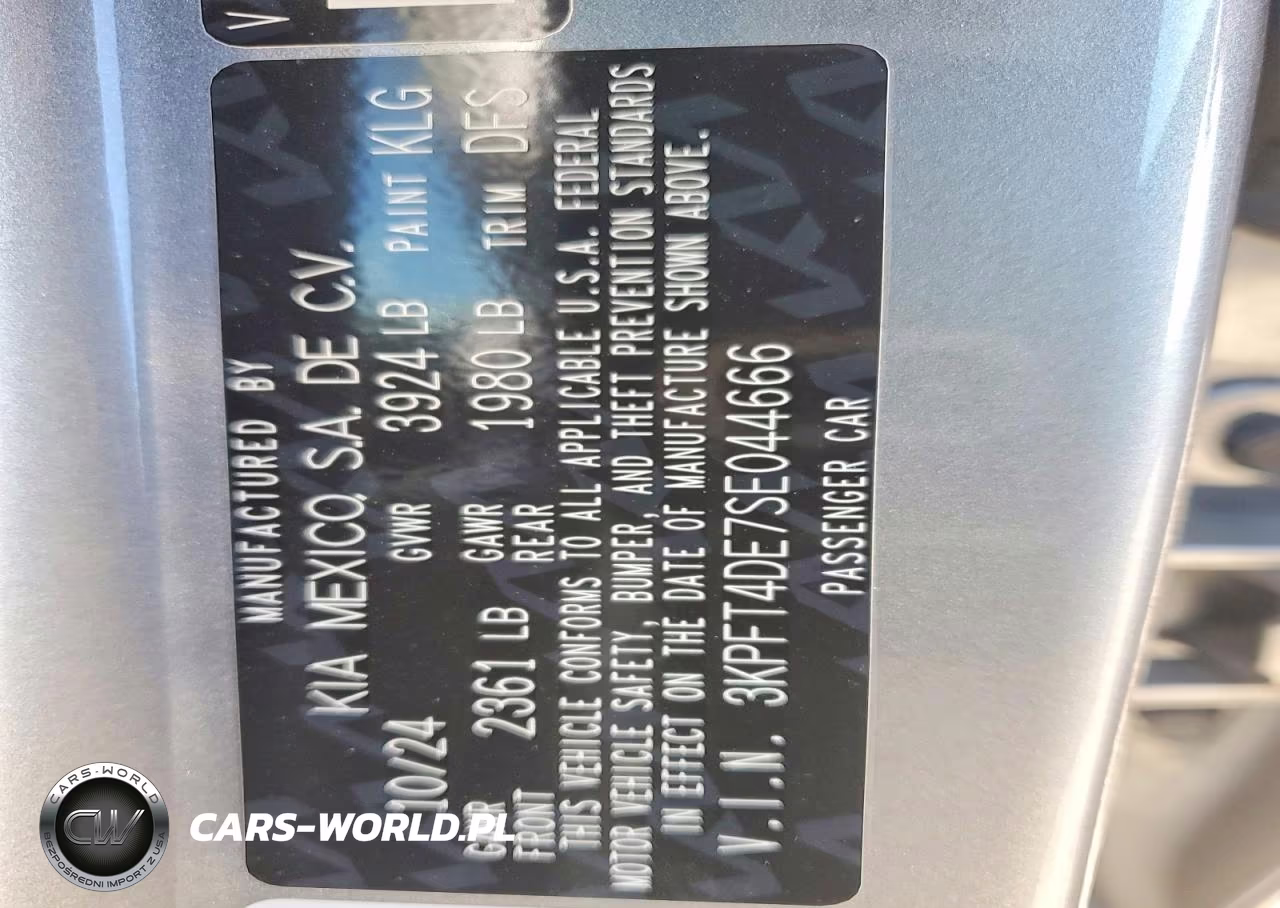 2025 Kia K4 Lxs VIN:3KPFT4DE7SE044666 - 12