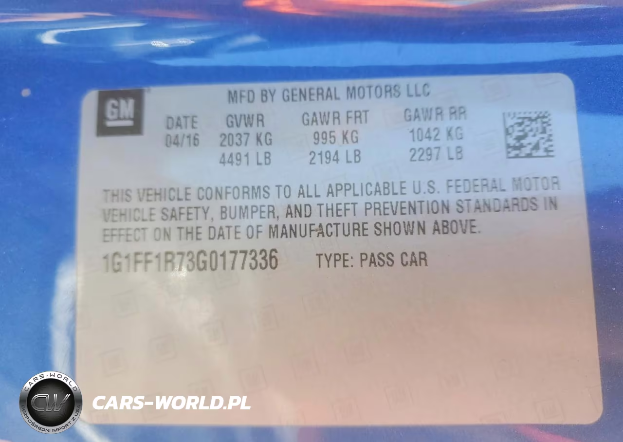 2016 Chevrolet Camaro Ss VIN:1G1FF1R73G0177336 - 12