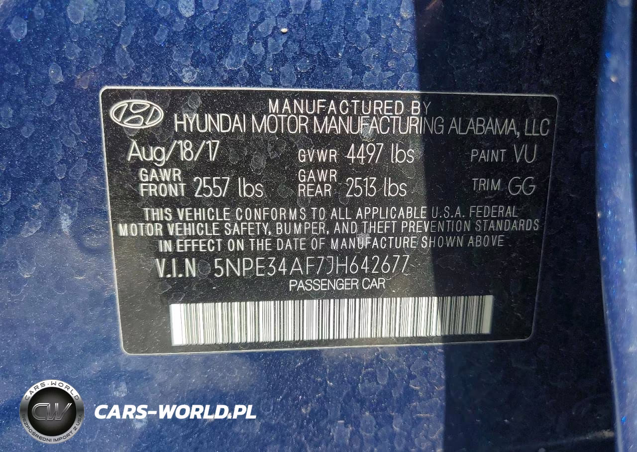 2018 Hyundai Sonata Limited VIN:5NPE34AF7JH642677 - 12