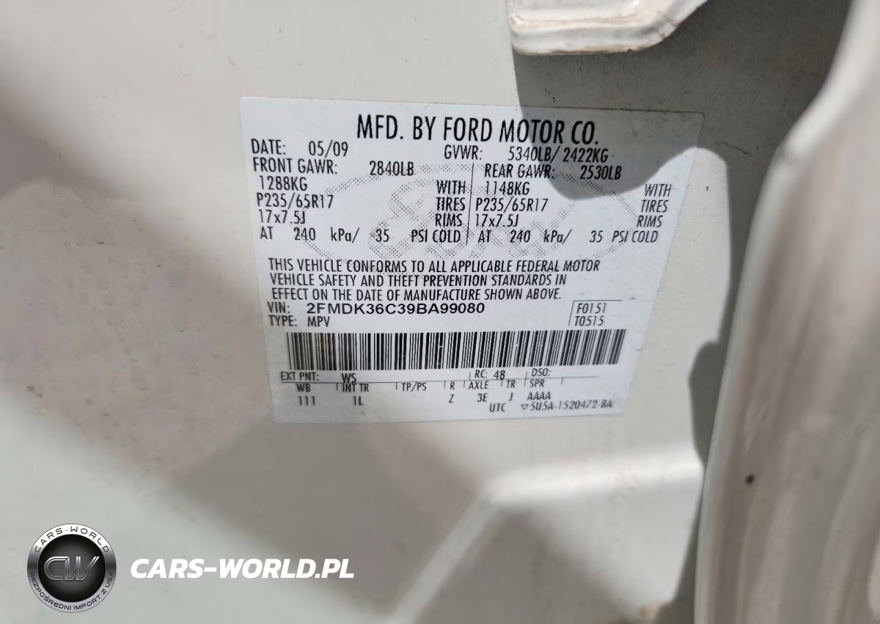 2009 Ford Edge Se VIN:2FMDK36C39BA99080 - 14