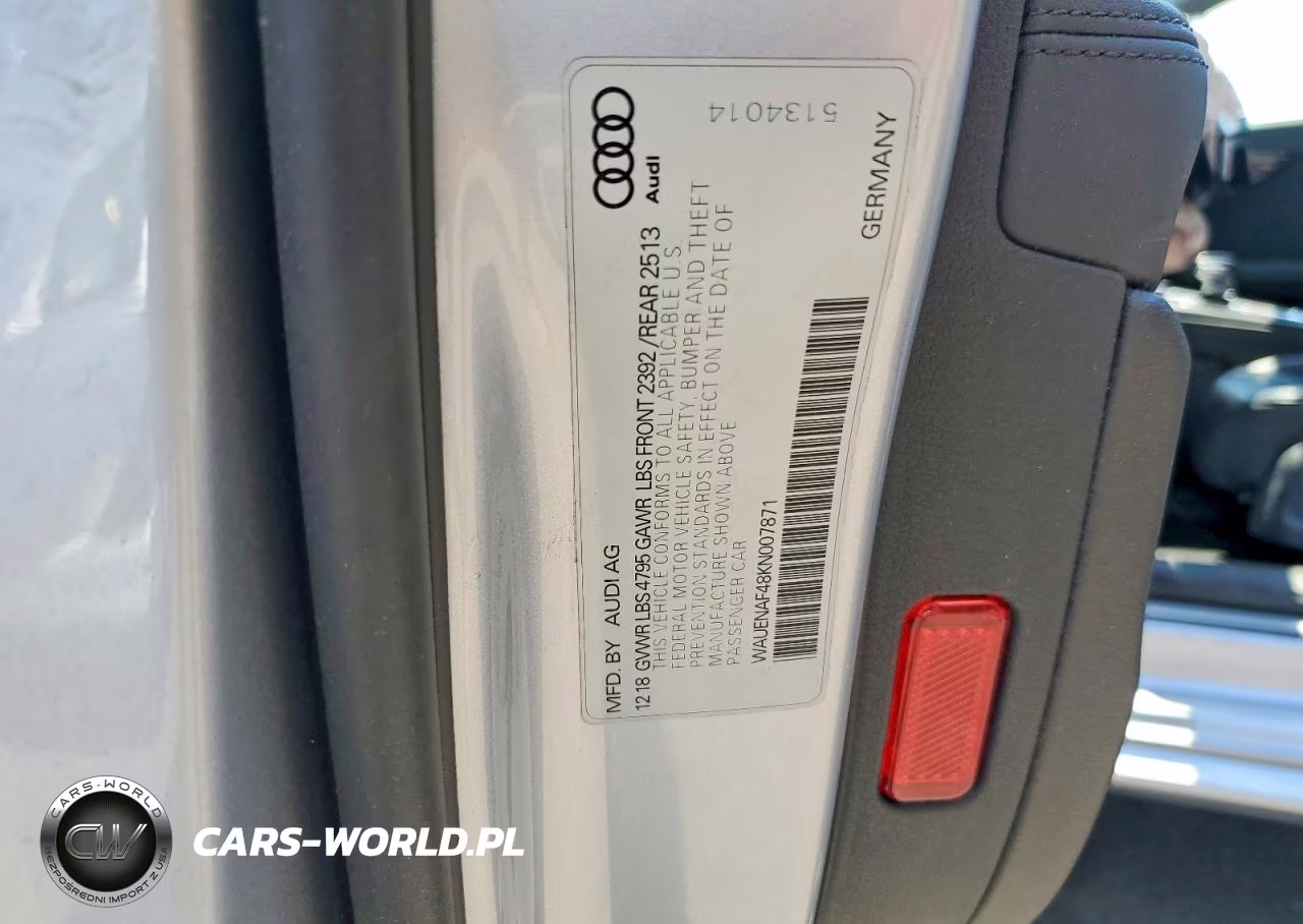 2019 Audi A4 Premium Plus VIN:WAUENAF48KN007871 - 12