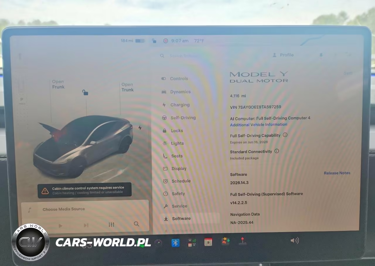 2026 Tesla Model Y VIN:7SAYGDEE9TA597259 - 9