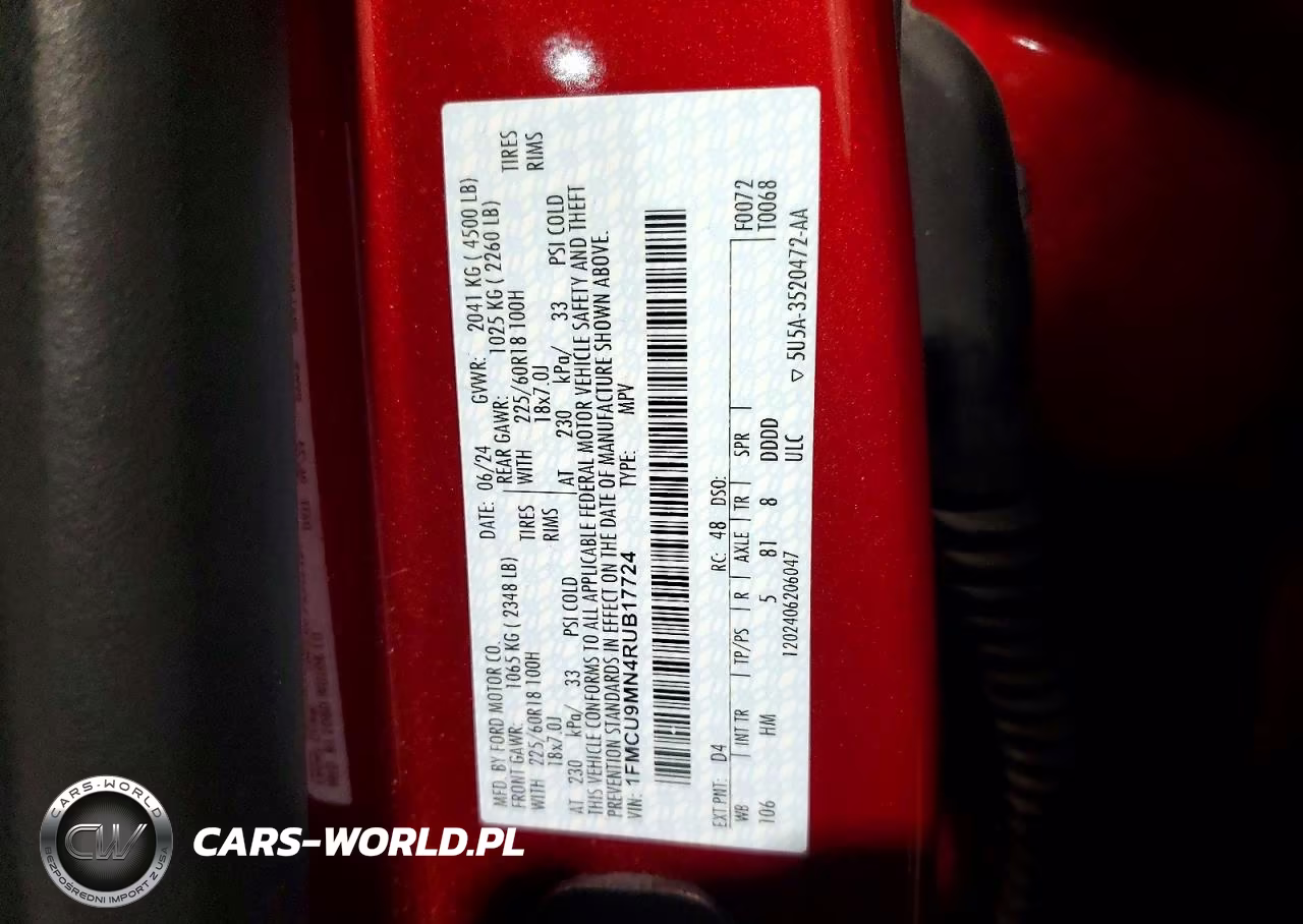 2024 Ford Escape St Line VIN:1FMCU9MN4RUB17724 - 13