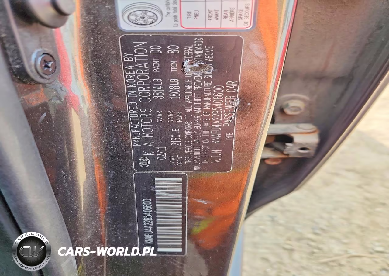 2011 Kia Forte Ex VIN:KNAFU4A22B5406600 - 12