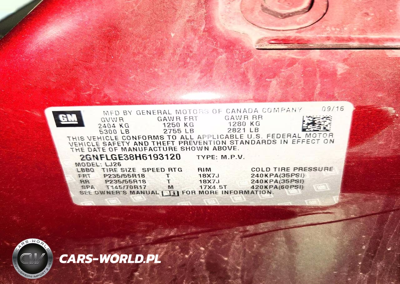 2017 Chevrolet Equinox Premier VIN:2GNFLGE38H6193120 - 14