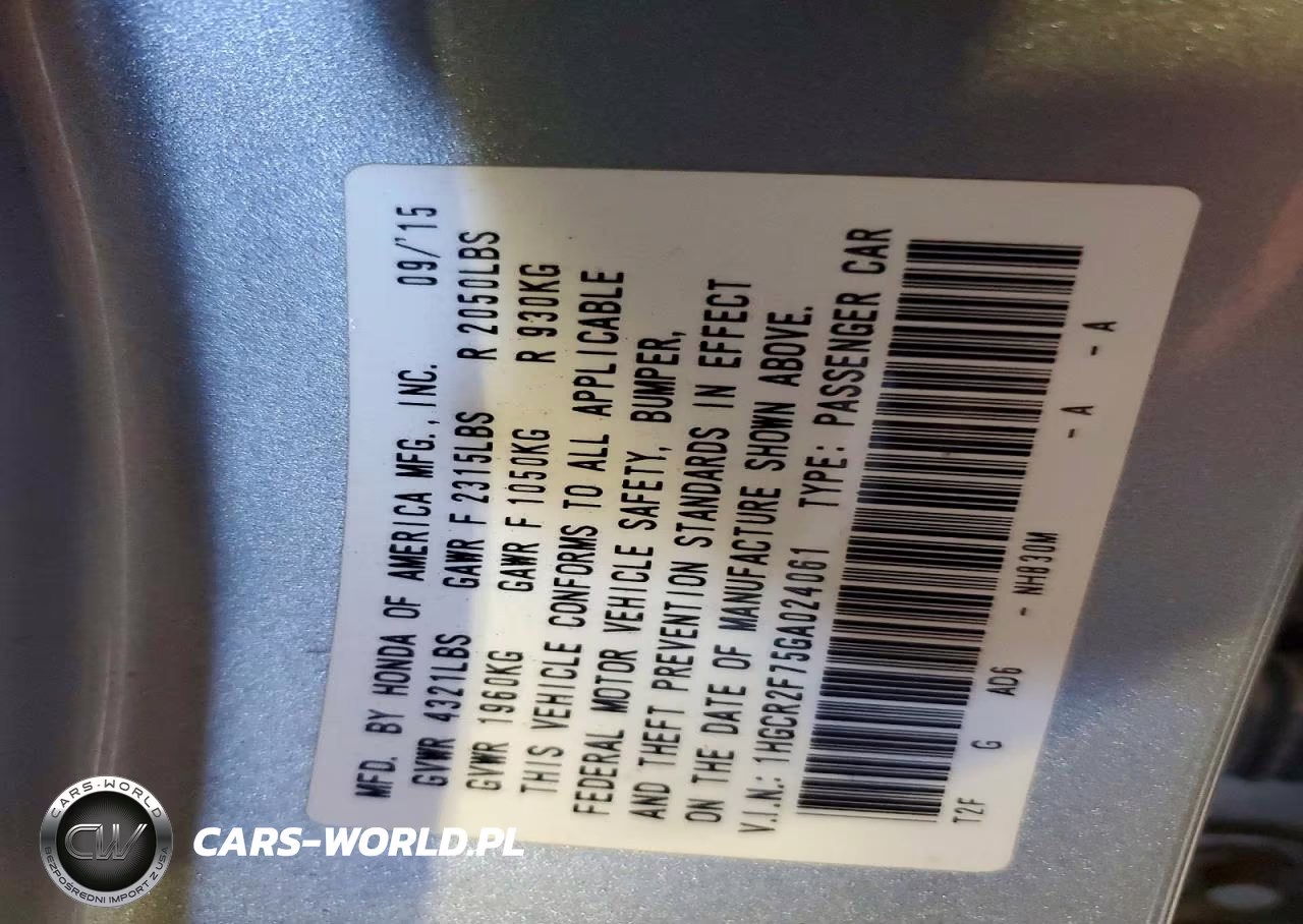 2016 Honda Accord Ex VIN:1HGCR2F75GA024061 - 12