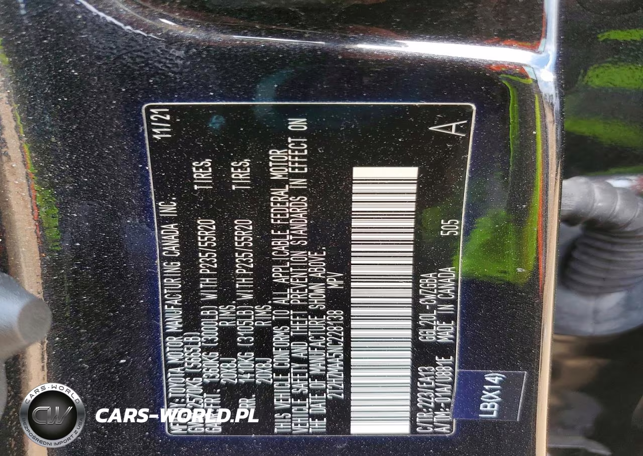 2022 Lexus Rx 350 VIN:2T2HZMAA5NC228138 - 13