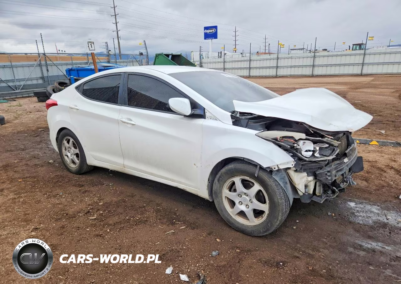 2012 Hyundai Elantra Gls(Middle Grade) VIN:5NPDH4AE4CH147649 - 4