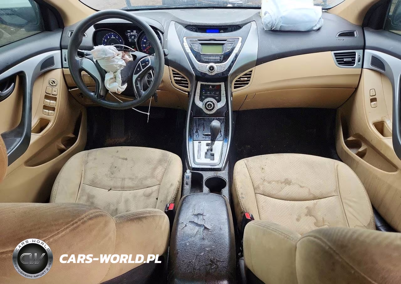 2012 Hyundai Elantra Gls(Middle Grade) VIN:5NPDH4AE4CH147649 - 8