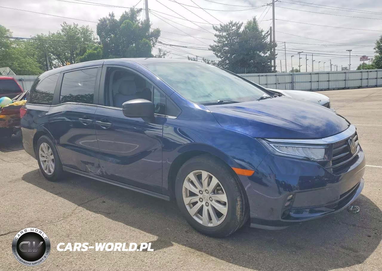 2021 Honda Odyssey Lx VIN:5FNRL6H23MB003554 - 4