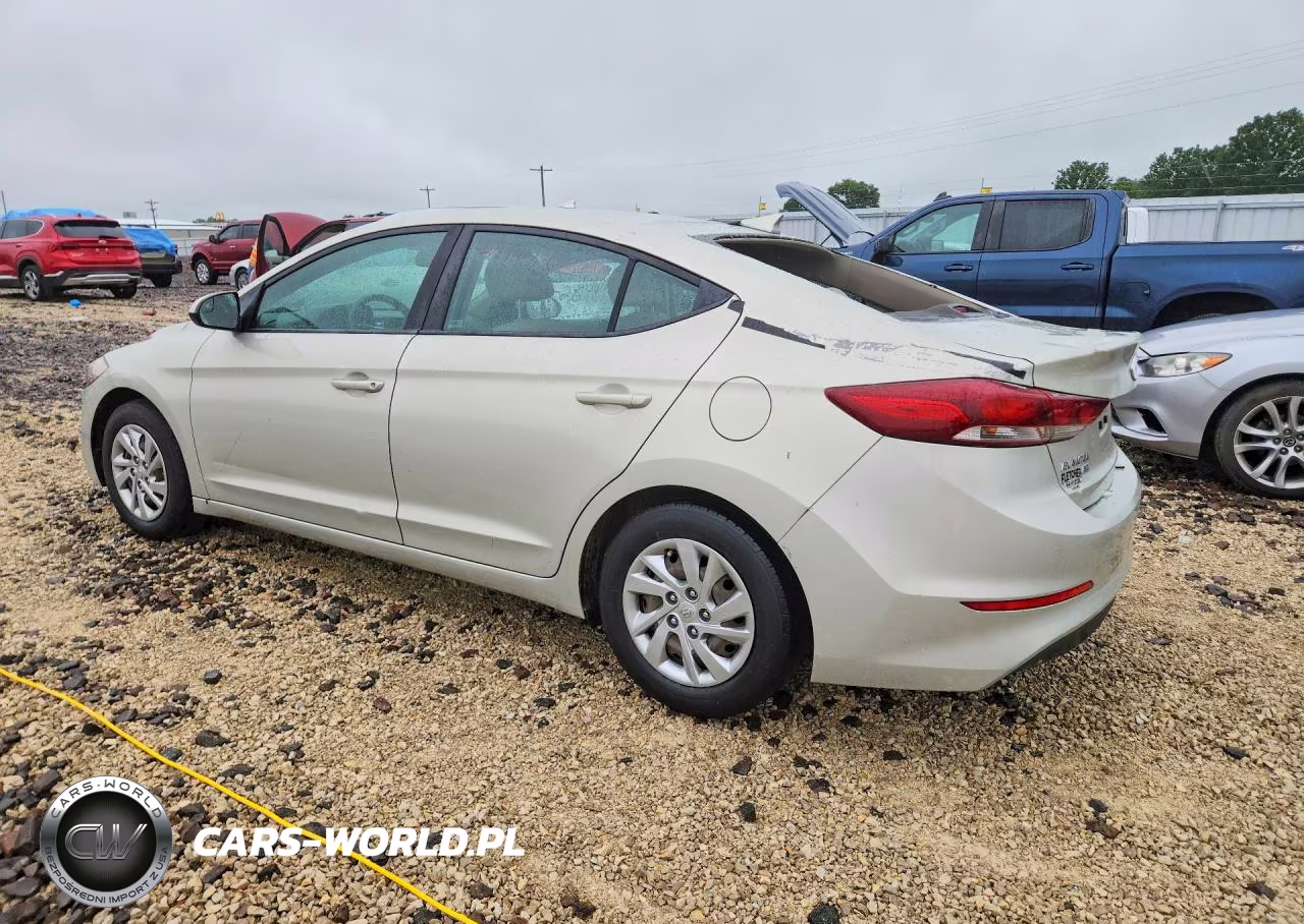 2017 Hyundai Elantra Se VIN:KMHD74LF3HU391777 - 2