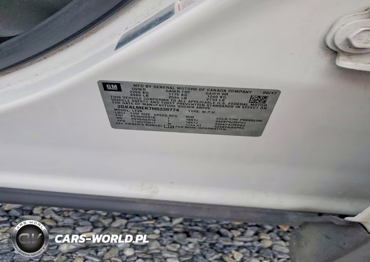 2017 GMC Terrain Sle VIN:2GKALMEK7H6338774 - 13