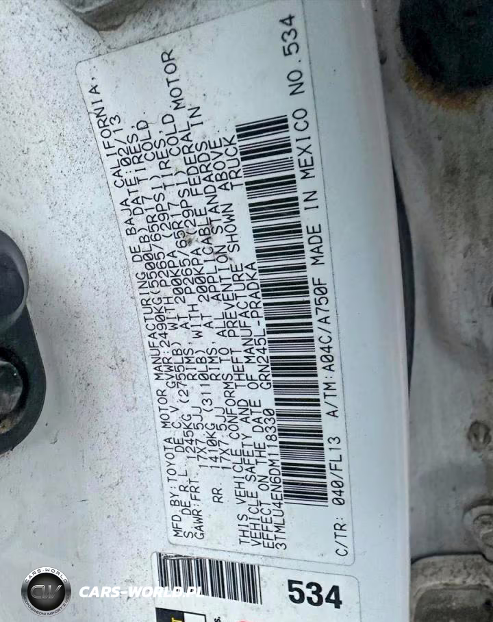 2013 Toyota Tacoma V6 VIN:3TMLU4EN6DM118330 - 10