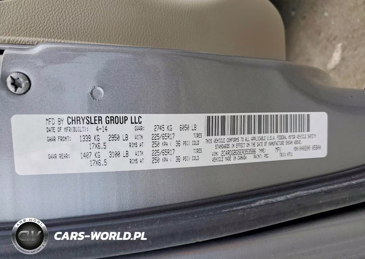 2014 Dodge Grand Caravan Se VIN:2C4RDGBG5ER353586 - 13