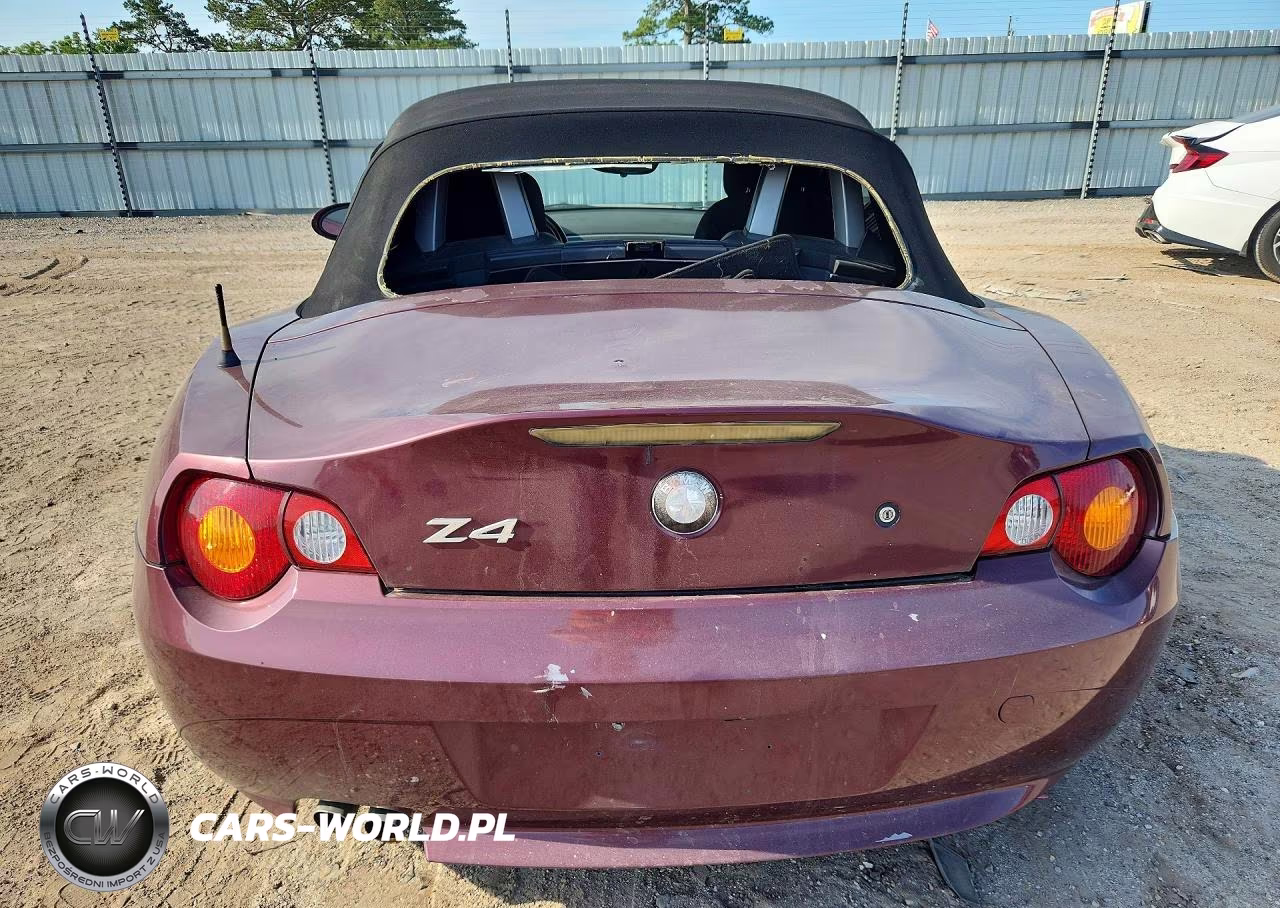 2003 BMW Z4 2.5 VIN:4USBT33403LR62490 - 6
