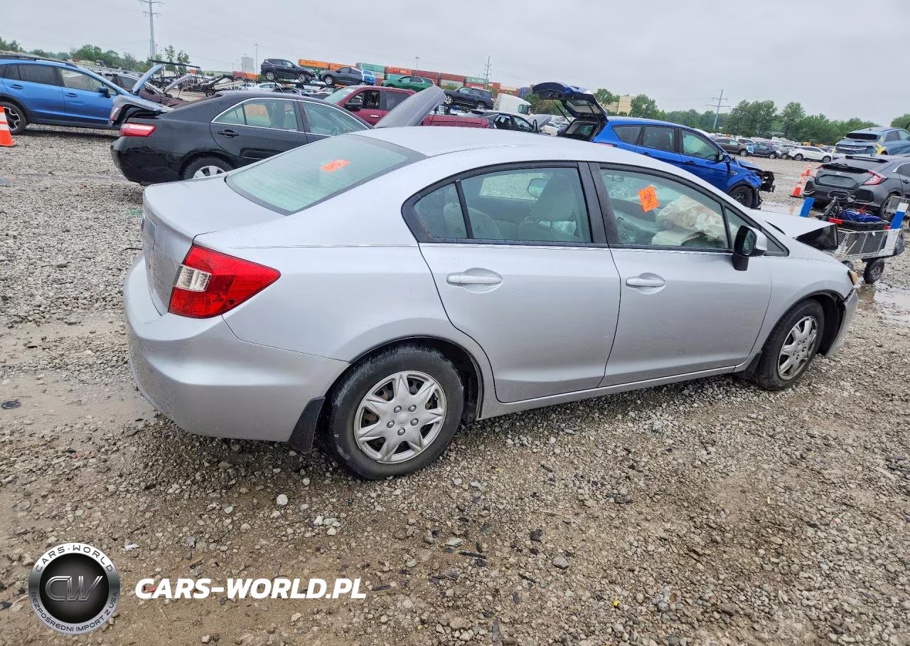 2012 Honda Civic Lx VIN:19XFB2F57CE083148 - 3