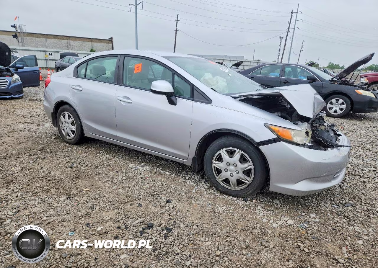 2012 Honda Civic Lx VIN:19XFB2F57CE083148 - 4