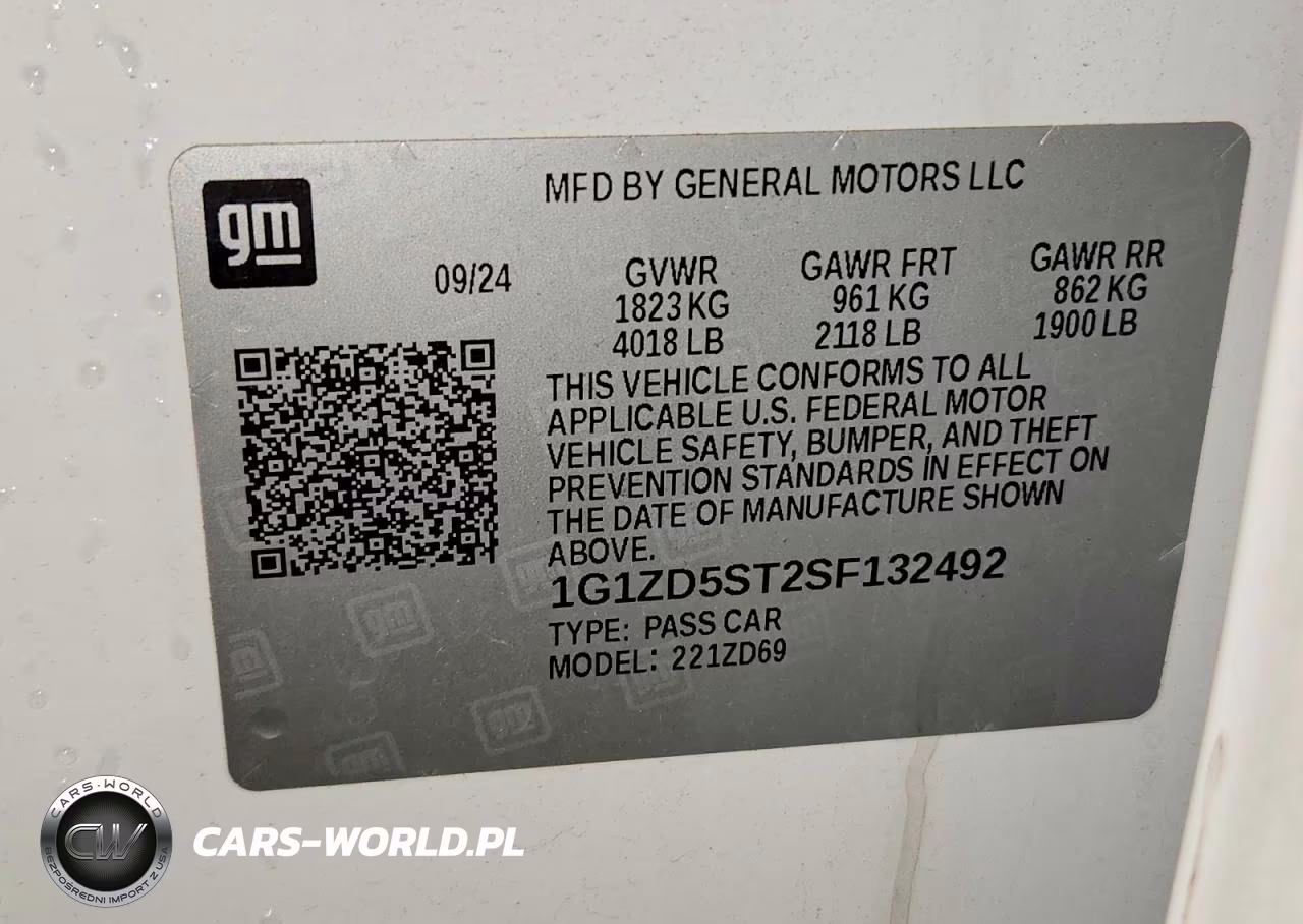 2025 Chevrolet Malibu Lt VIN:1G1ZD5ST2SF132492 - 12