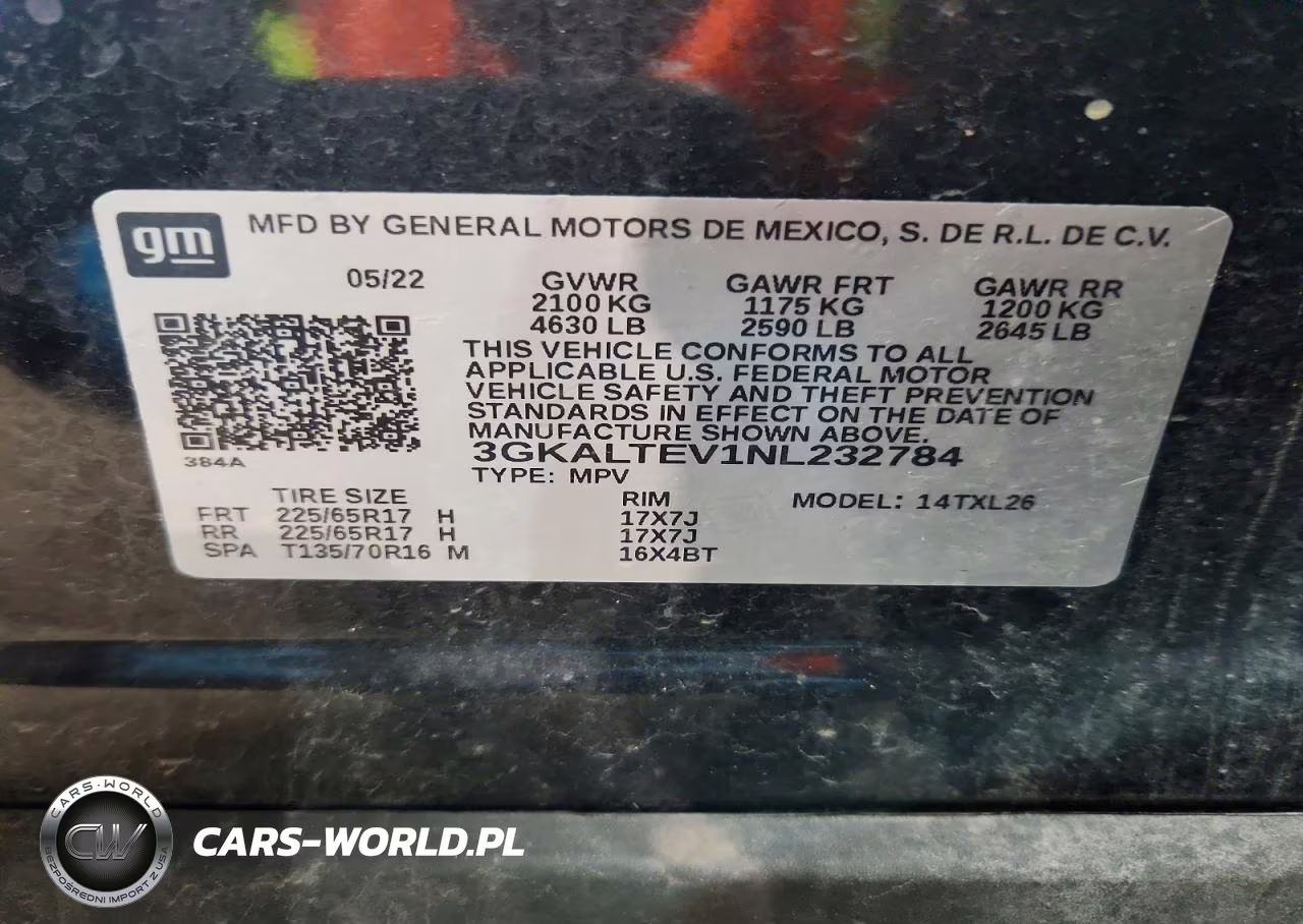 2022 GMC Terrain Sle VIN:3GKALTEV1NL232784 - 14