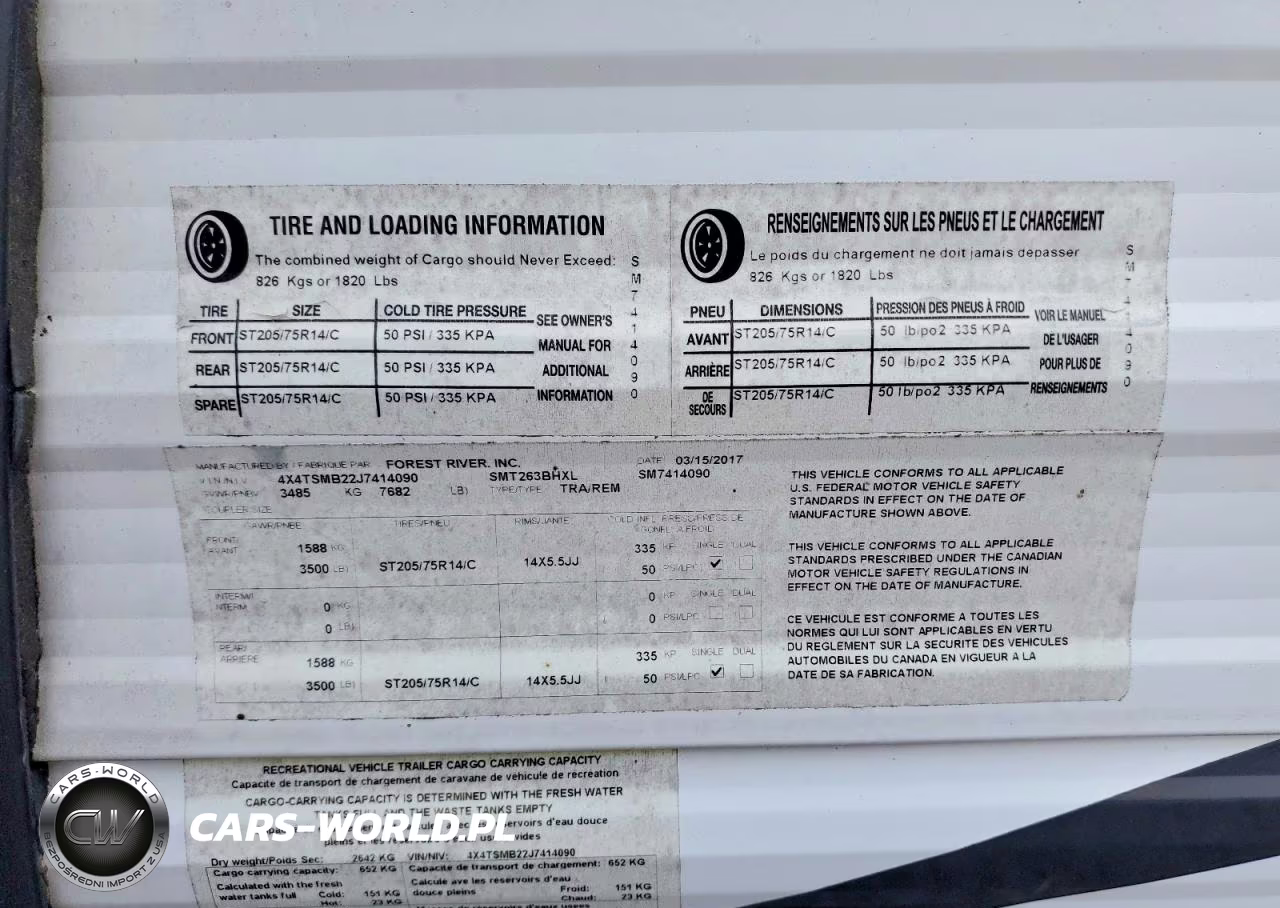2018 Forest River Cruise Lite Camper VIN:4X4TSMB22J7414090 - 10