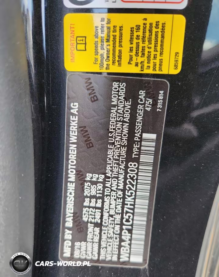 2017 BMW 440I VIN:WBA4P1C57HK522308 - 12