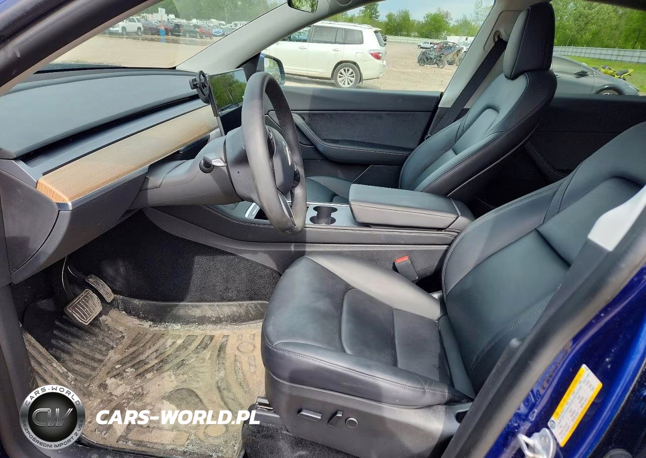 2022 Tesla Model Y VIN:7SAYGDEE7NA010186 - 7