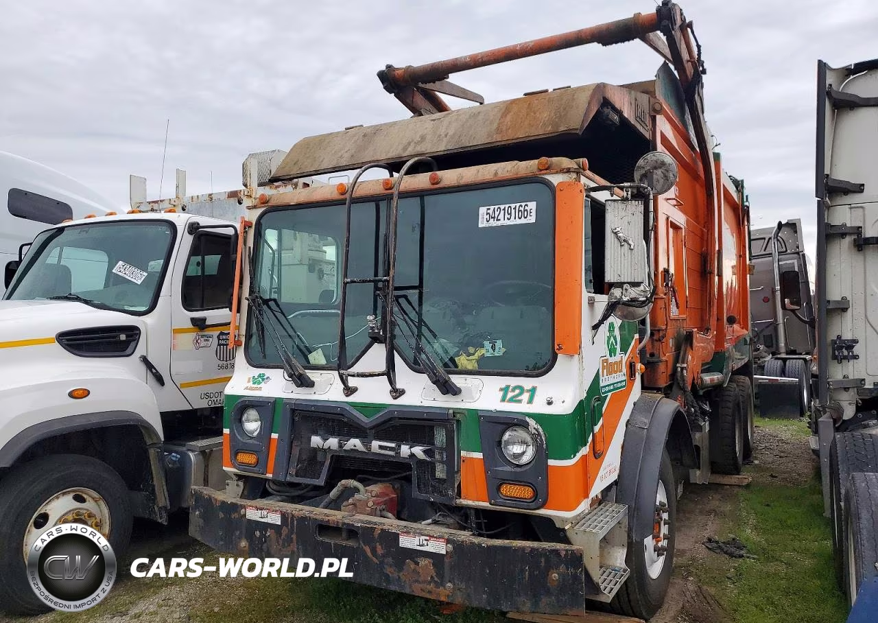 2012 Mack Mru613 Refuse Truck VIN:1M2AV02C8CM009082 - 2
