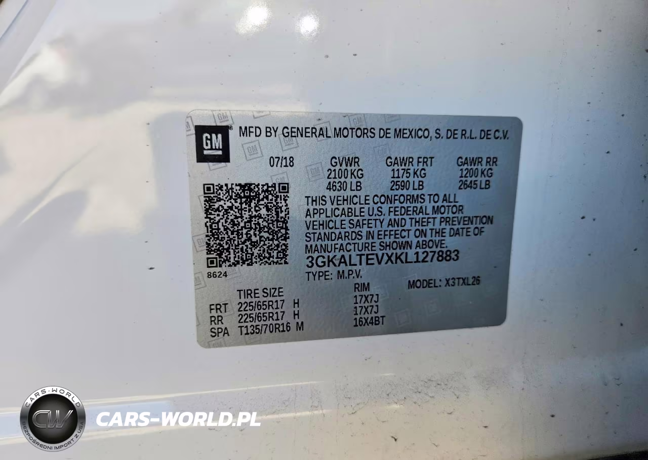 2019 GMC Terrain Sle VIN:3GKALTEVXKL127883 - 13