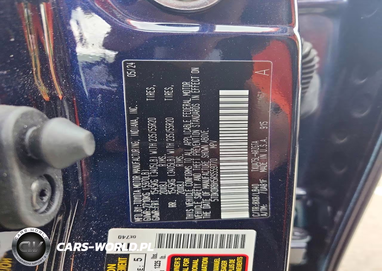 2024 Toyota Highlander Limited VIN:5TDKDRBH5RS559770 - 13