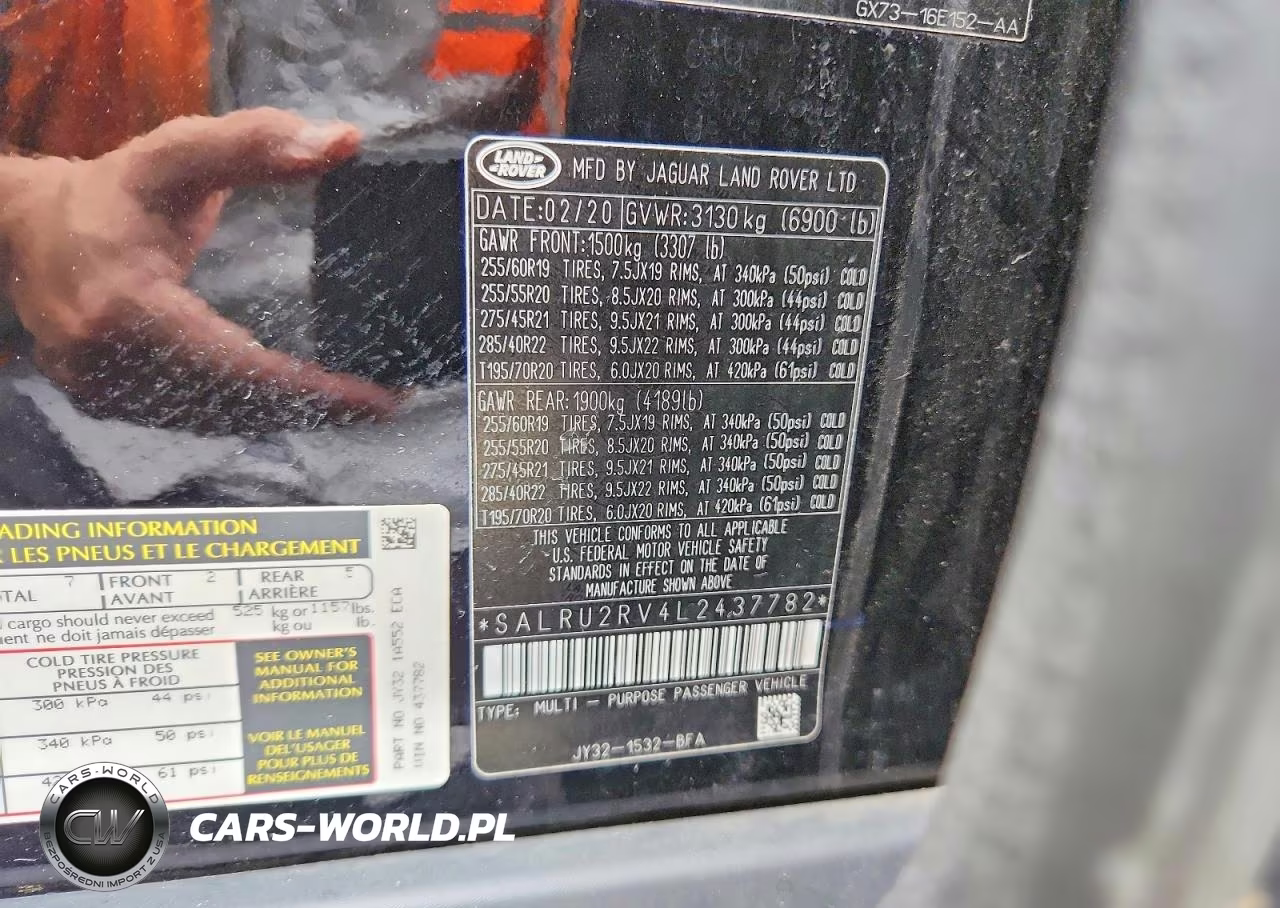 2020 Land Rover Discovery Landmark VIN:SALRU2RV4L2437782 - 13