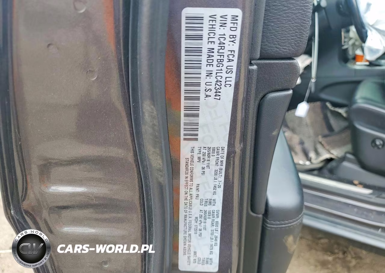 2020 Jeep Grand Cherokee Limited VIN:1C4RJFBG1LC423447 - 12