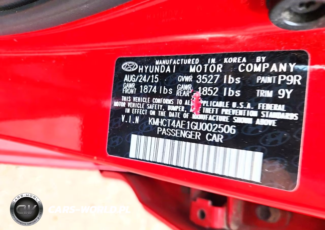2016 Hyundai Accent Se VIN:KMHCT4AE1GU002506 - 13