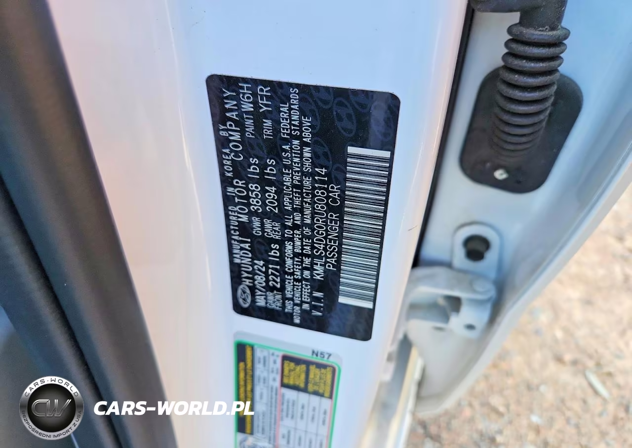 2024 Hyundai Elantra Sel VIN:KMHLS4DG0RU808114 - 12