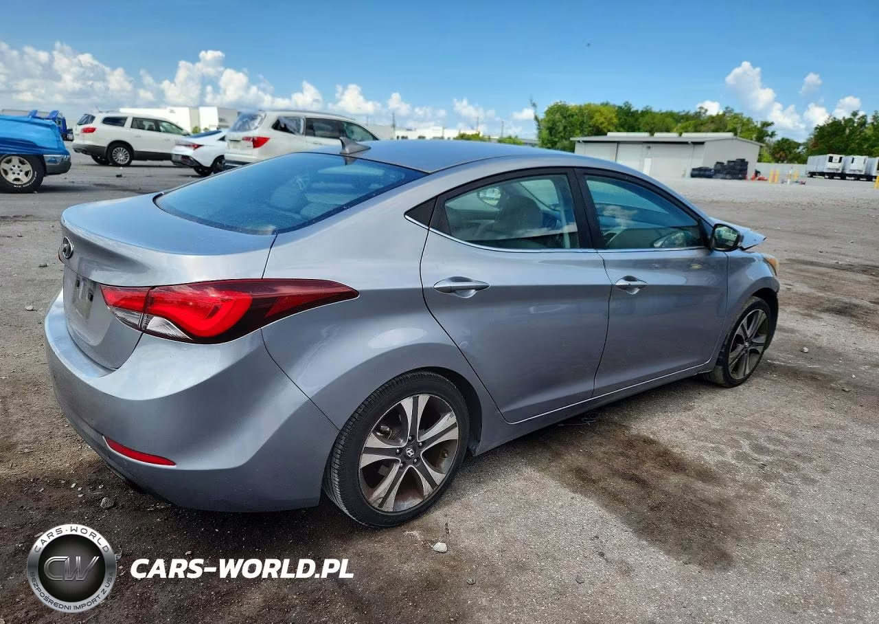 2014 Hyundai Elantra Sport VIN:KMHDH4AH3EU158804 - 3