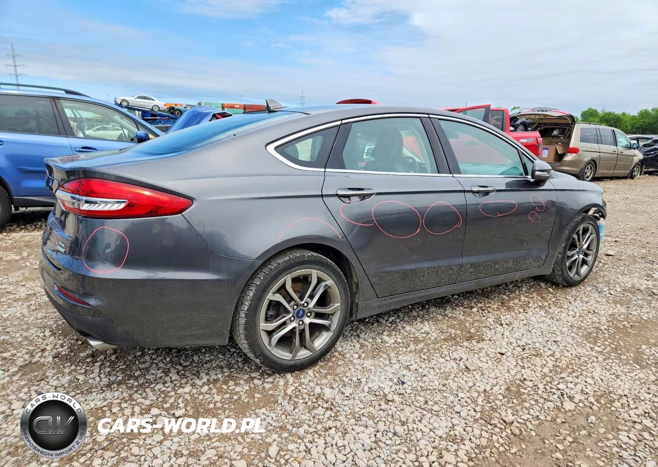2019 Ford Fusion Sel VIN:3FA6P0CD7KR254057 - 3