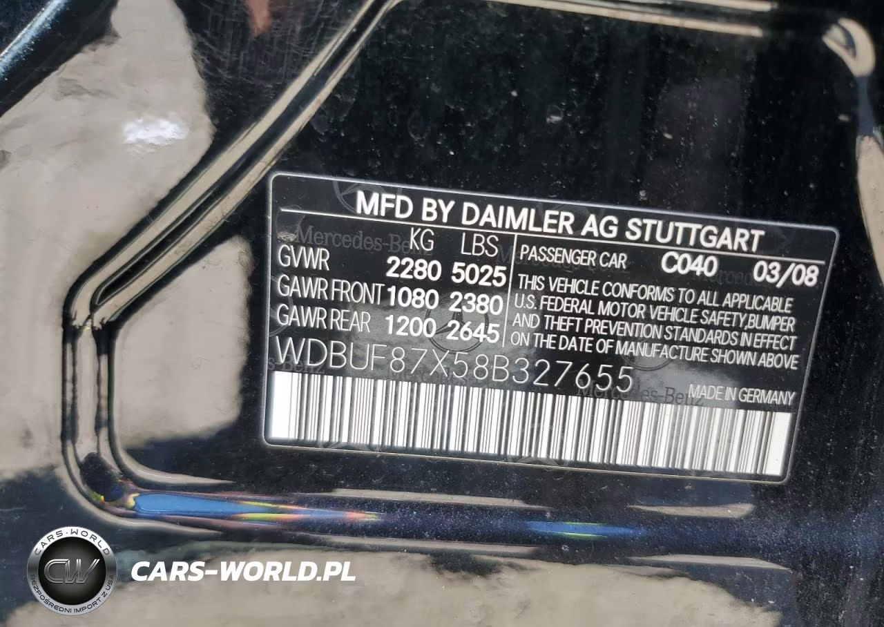2008 Mercedes-Benz E 350 4Matic VIN:WDBUF87X58B327655 - 12