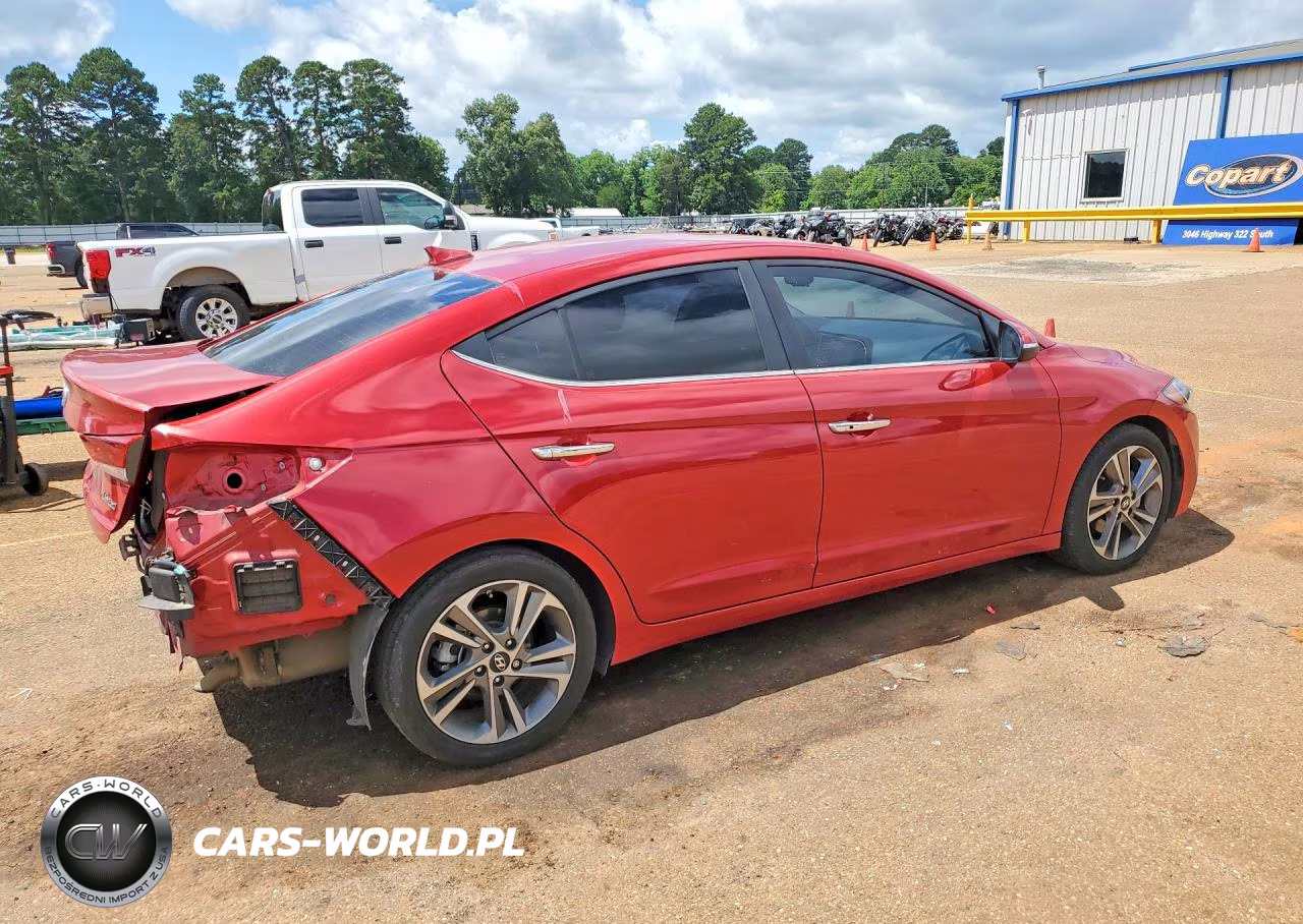 2017 Hyundai Elantra Limited VIN:5NPD84LF7HH005292 - 3
