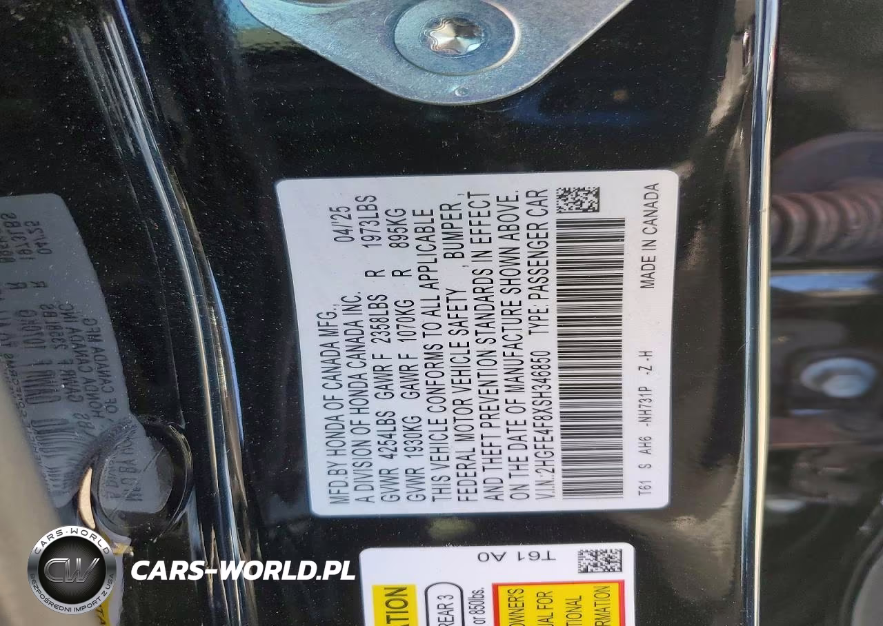 2025 Honda Civic Sport-Sport Touring VIN:2HGFE4F8XSH346850 - 12
