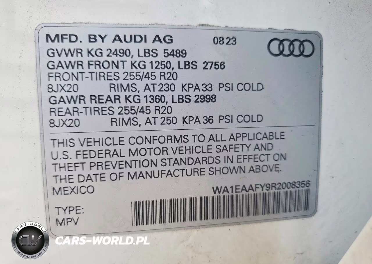 2024 Audi Q5 Premium Plus 45 VIN:WA1EAAFY9R2008356 - 13