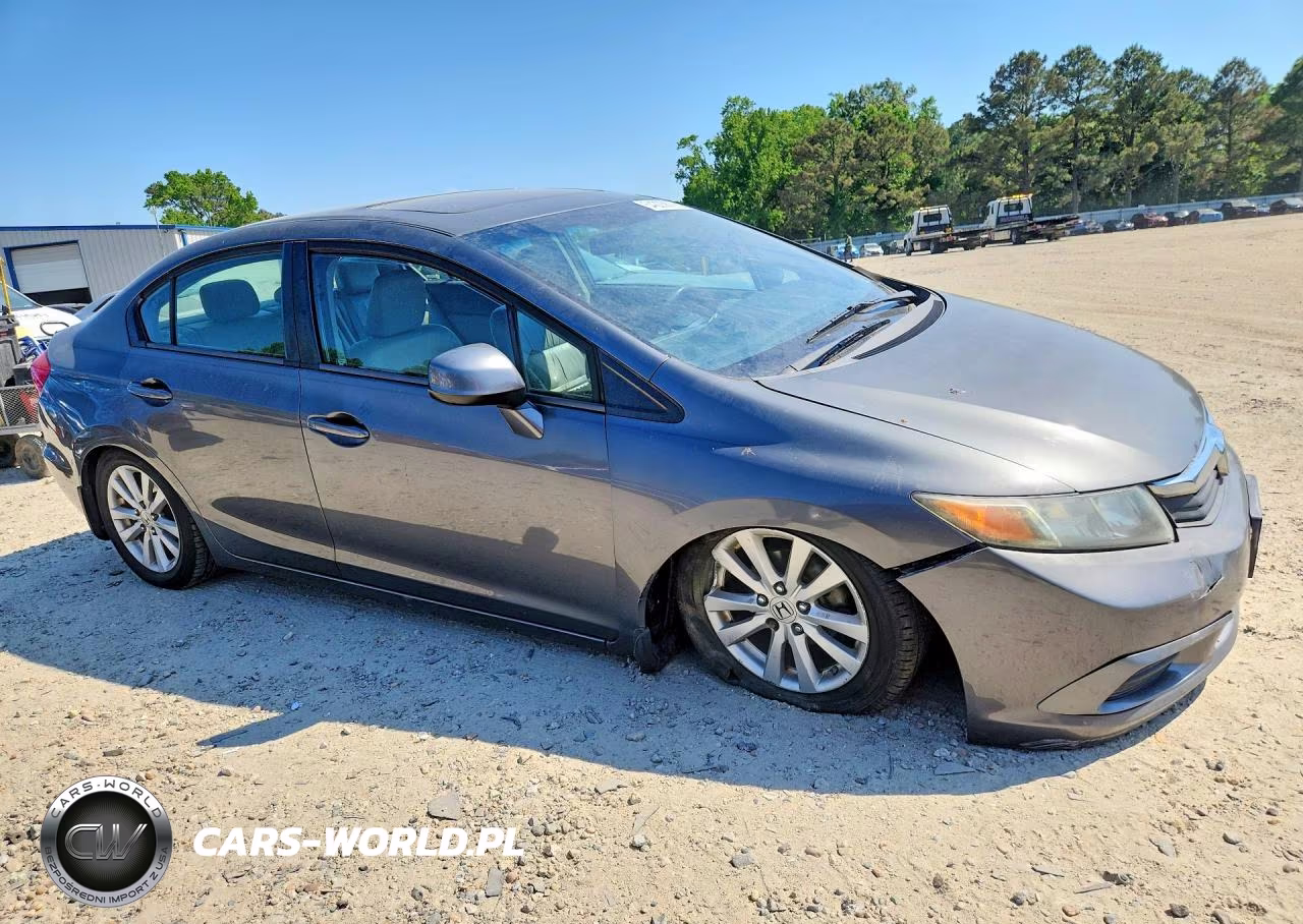 2012 Honda Civic Exl VIN:19XFB2F99CE021687 - 4