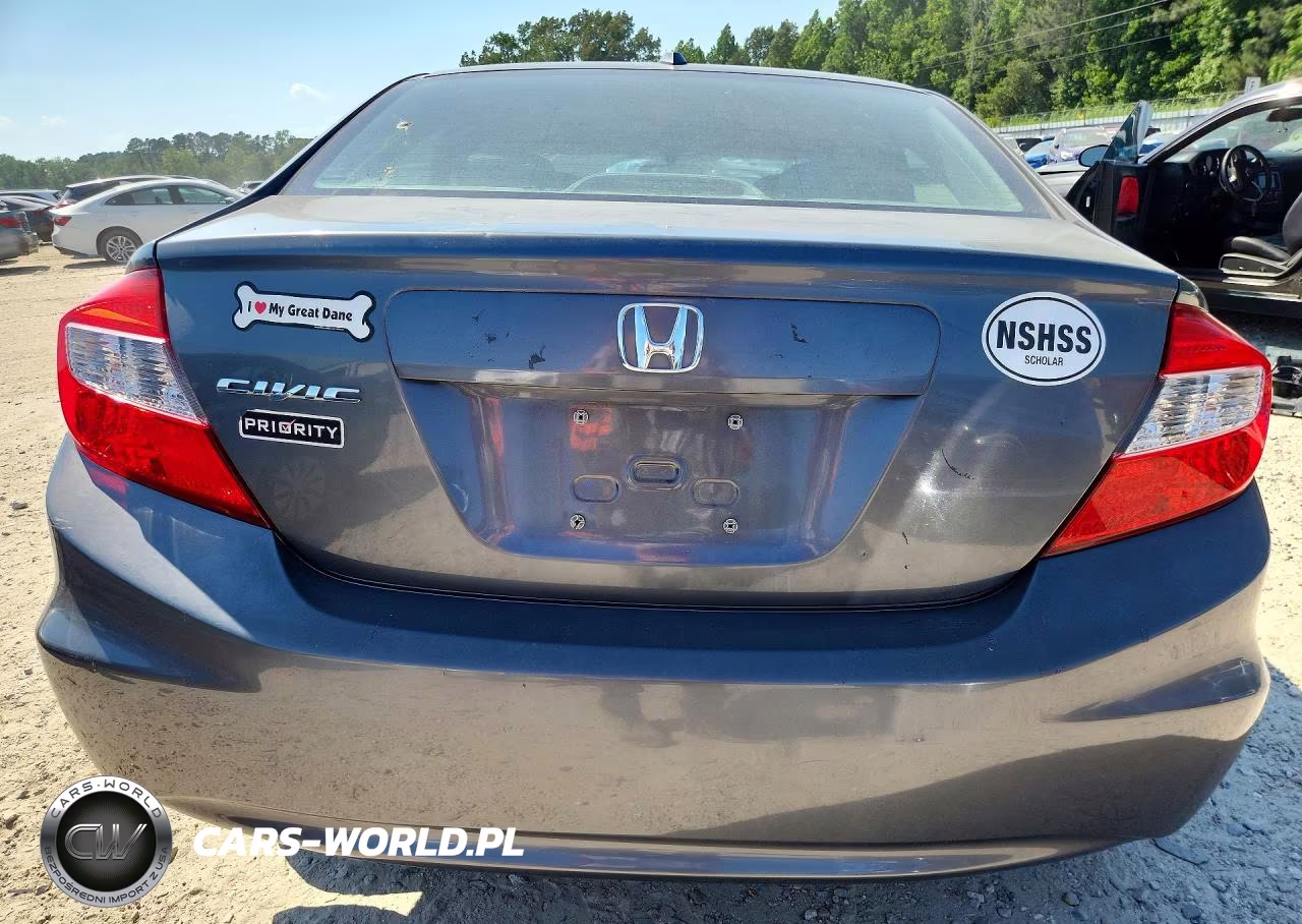 2012 Honda Civic Exl VIN:19XFB2F99CE021687 - 6