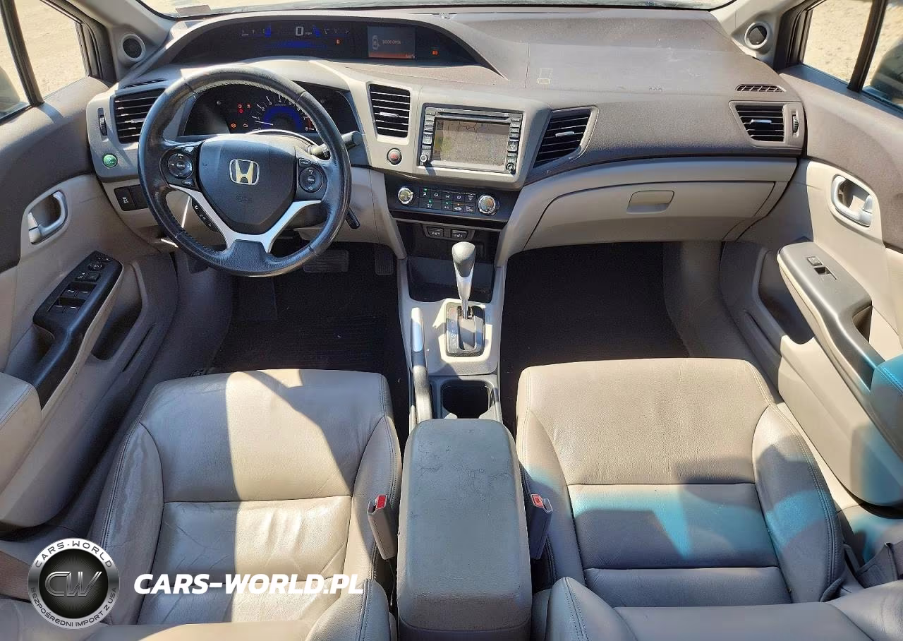 2012 Honda Civic Exl VIN:19XFB2F99CE021687 - 8